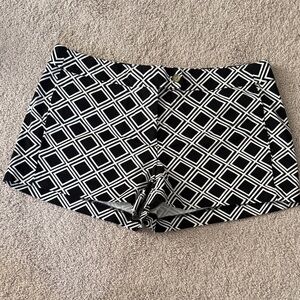 J.Crew Black & White Geometric Women’s Shorts
